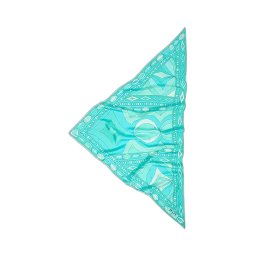 Collane Print Triangle Silk Scarf