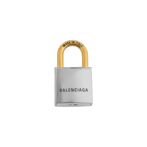 Bb Padlock Charm Keychain