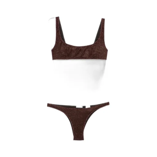 Two-Piece Set Including Cropped Top And Swim Trunks