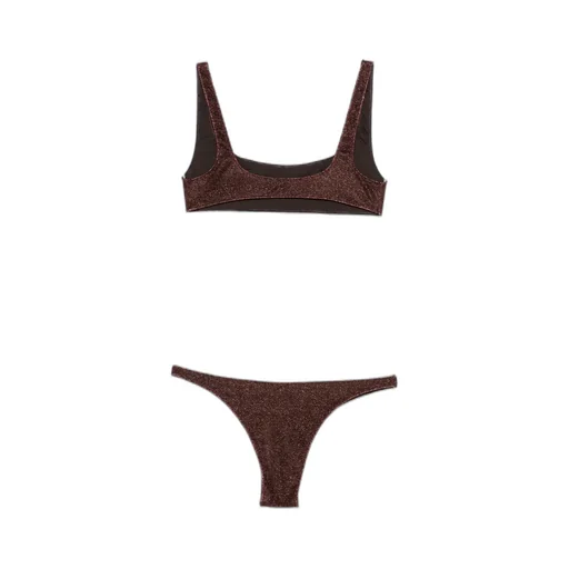Two-Piece Set Including Cropped Top And Swim Trunks