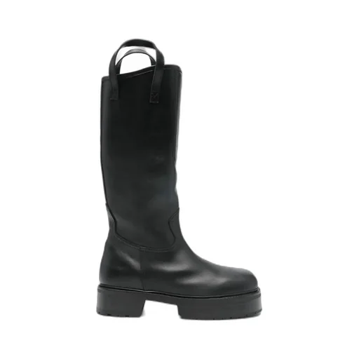 Platform Leather Boots