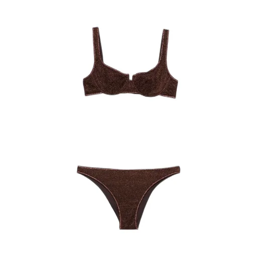 Two-Piece Set Including Cropped Top And Swim Trunks