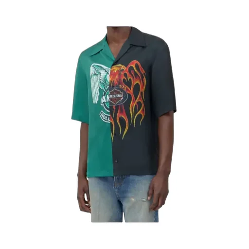 Spliced Camp Shirt