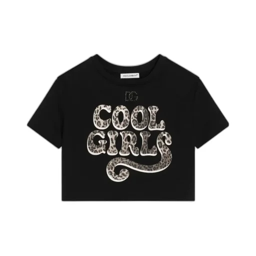 Dolce & Gabbana Kids Terry-Effect Interlock T-Shirt