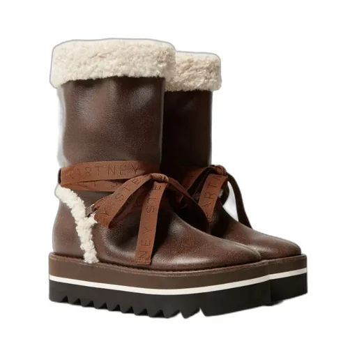 Stella Mccartney Platform Wedge Snow Boots