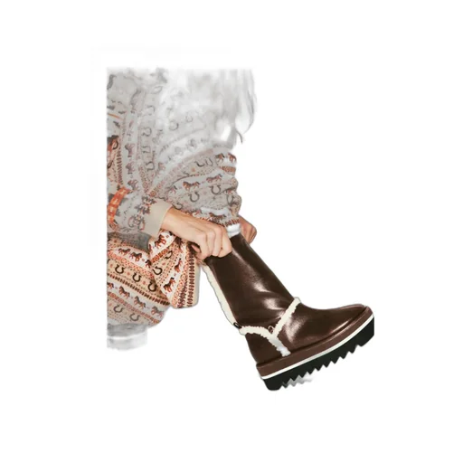 Stella Mccartney Platform Wedge Snow Boots