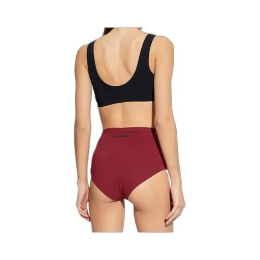 Logo High-Waisted Bikini Bottom
