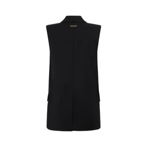 Double-Breasted Sleeveless Vest