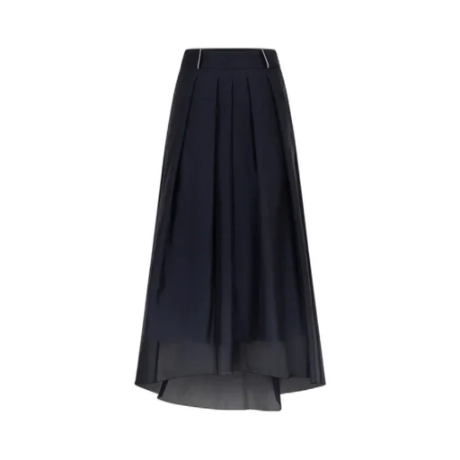 Pleated Maxi Skirt