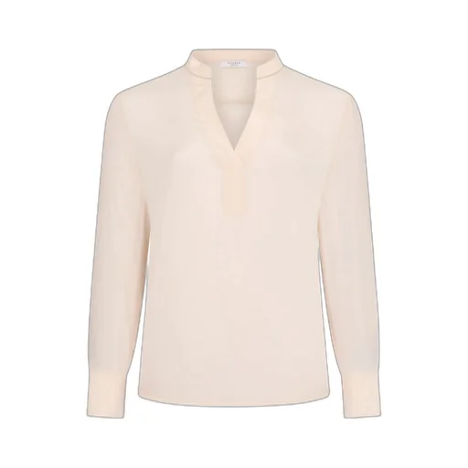 Long-Sleeve V-Neck Blouse