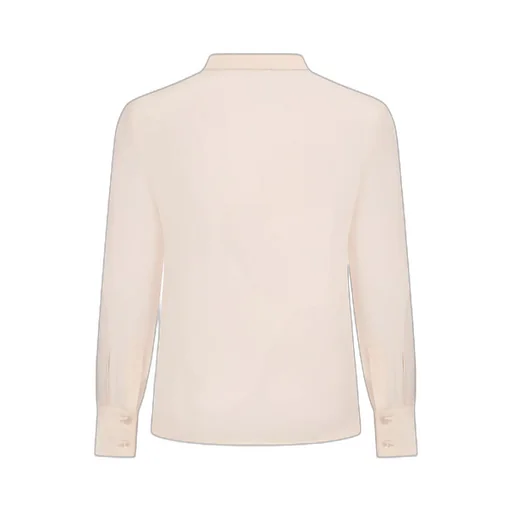 Long-Sleeve V-Neck Blouse