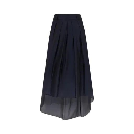 Pleated Maxi Skirt