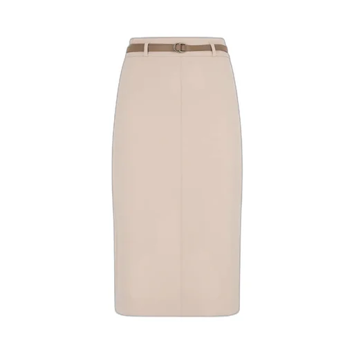 Belted Midi Skirt