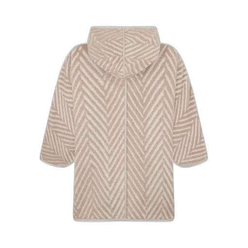 Herringbone Hooded Cape