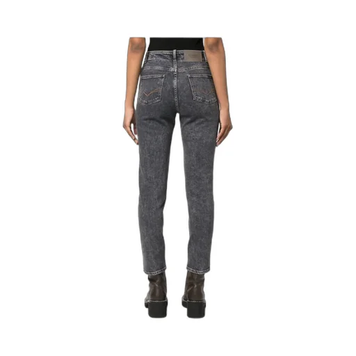 Stonewashed Mid-Rise Skinny Jeans