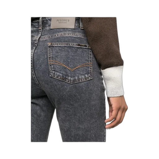 Stonewashed Mid-Rise Skinny Jeans