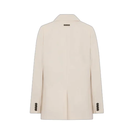 Button Single-Breasted Blazer