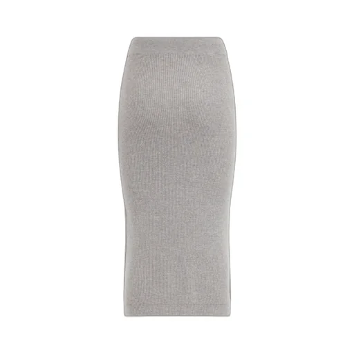 Bead-Embellished Midi Skirt