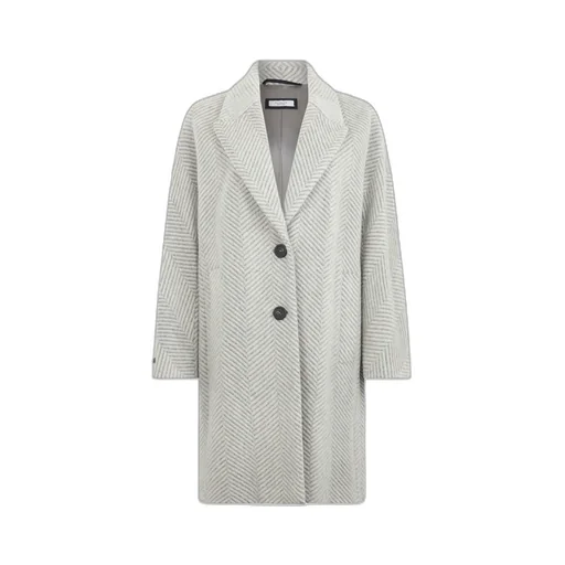 Herringbone-Pattern Coat