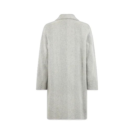 Herringbone-Pattern Coat