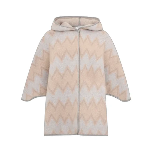 Zig Zag Hooded Coat