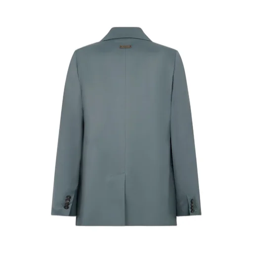 Button-Fastening Pocket Blazer