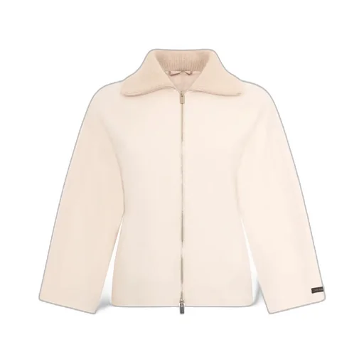 Spread-Collar Virgin Wool Blend Jacket