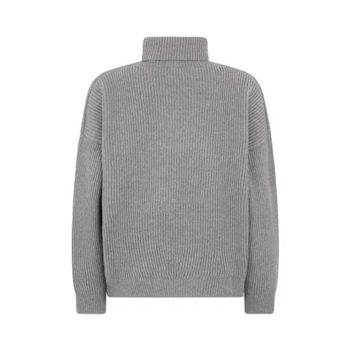 Roll-Neck Silk-Wool Blend Jumper