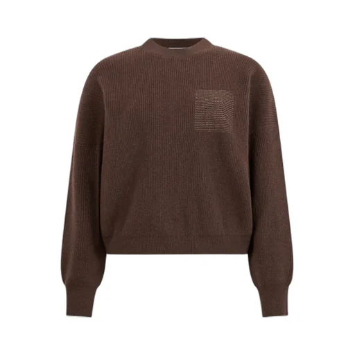 Long-Sleeve Round-Neck Sweater