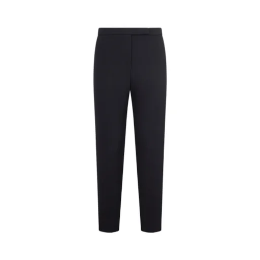Mid-Rise Slim-Cut Trousers