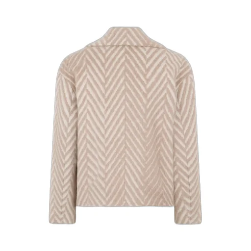Double-Breasted Chevron Jacket