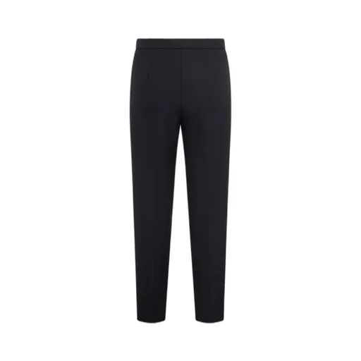 Mid-Rise Slim-Cut Trousers