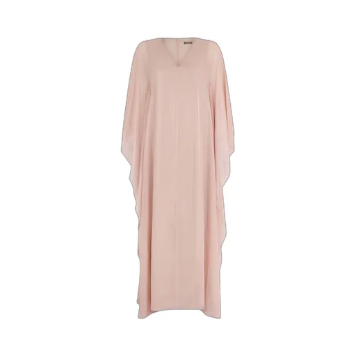 Evening Draped-Design Maxi Dress