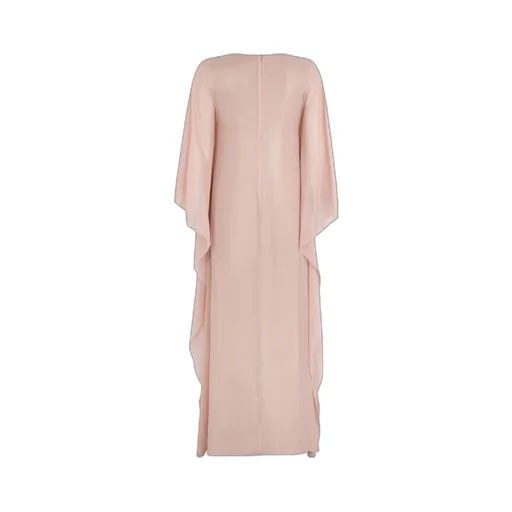 Evening Draped-Design Maxi Dress