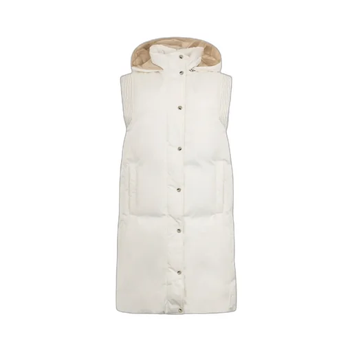 Beaded-Trim Padded Down Gilet