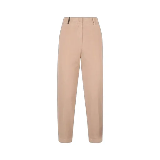 Tapered-Leg Cropped Trousers