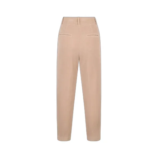 Tapered-Leg Cropped Trousers