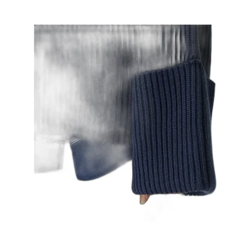 Ribbed-Knit Bell-Sleeve Jumper