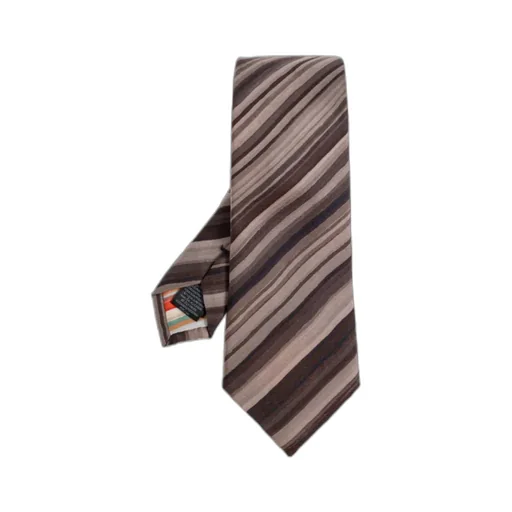 Paul Smith Striped Printed Tie