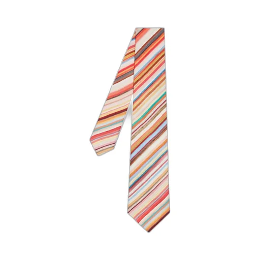 Paul Smith Striped Printed Tie