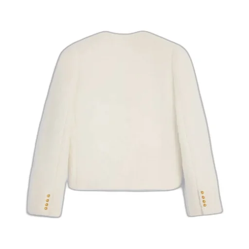 Icone Jacket In Cashmere And Wool Natté