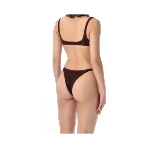 OsÉRee Lumiere Two-Piece Giltter Bikini Set