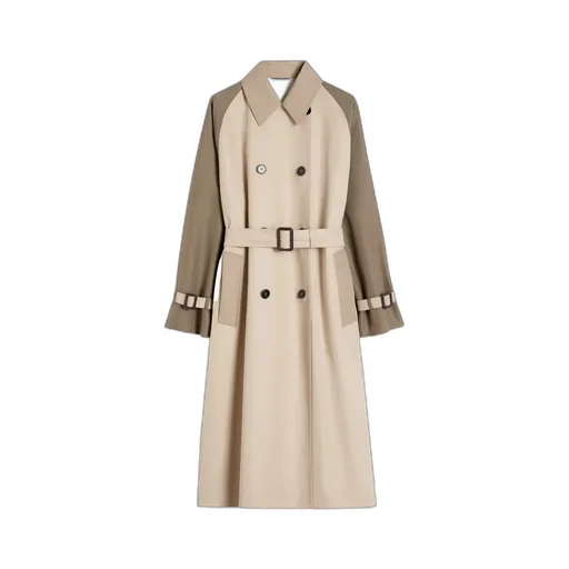 Long-Sleeved Trench Coat