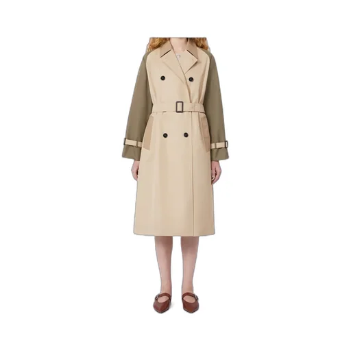 Long-Sleeved Trench Coat