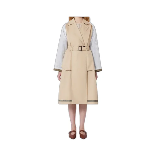 Long-Sleeved Trench Coat