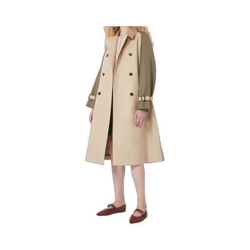 Long-Sleeved Trench Coat