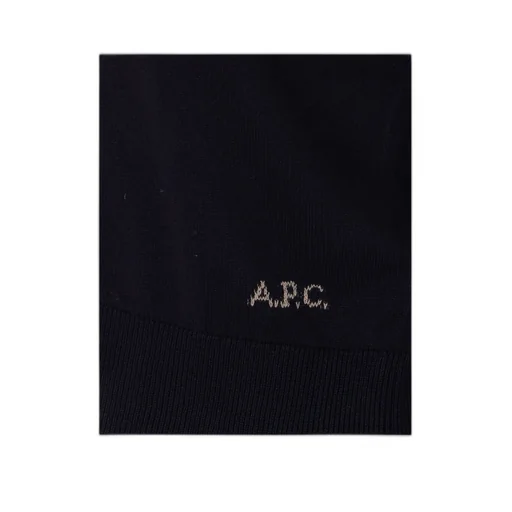 A.P.C. Logo Intarsia Cardigan
