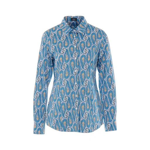Etro Paisley-Printed Long-Sleeved Shirt
