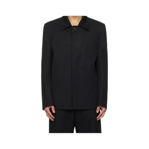 Frayed-Hem Shirt Jacket