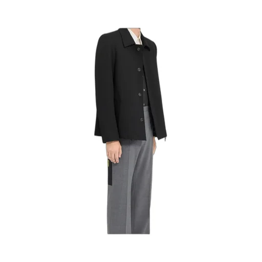 Frayed-Hem Shirt Jacket